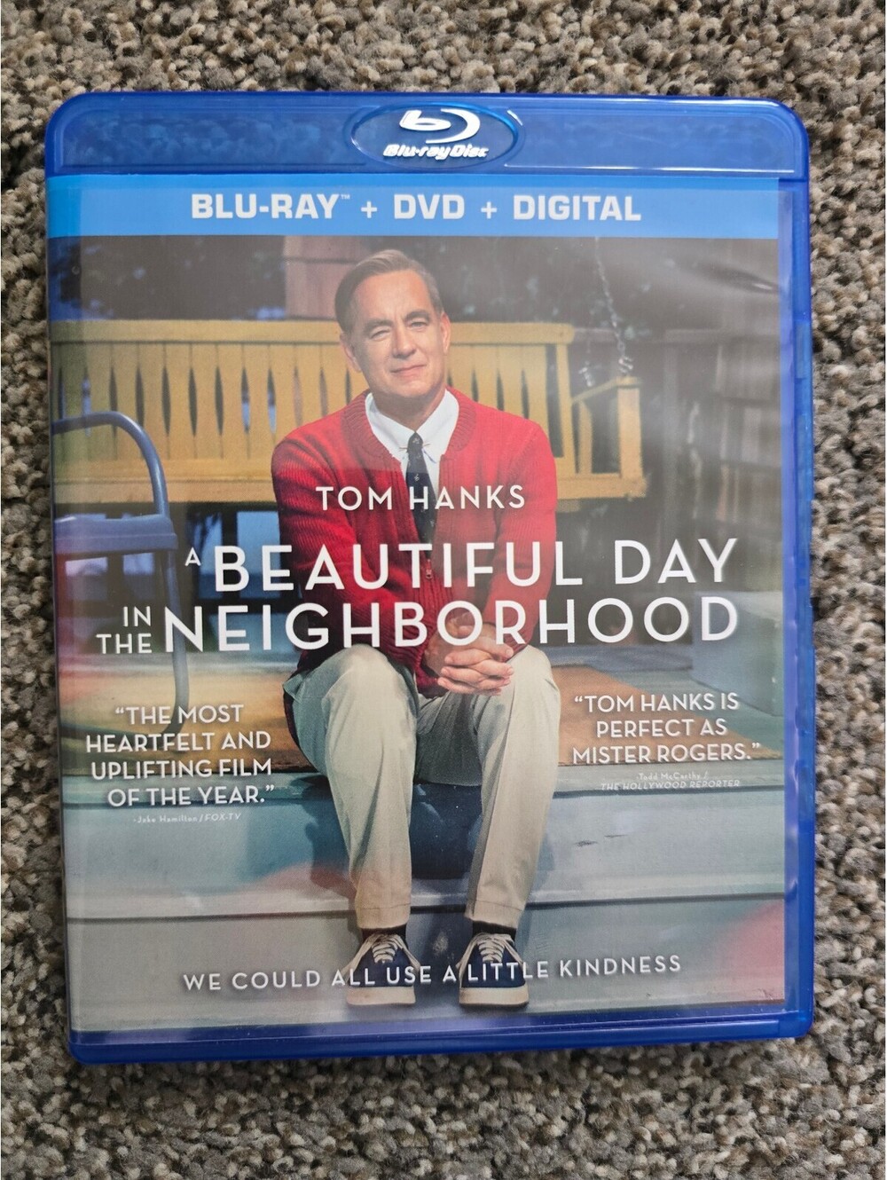 A Beautiful Day in the Neighborhood Blu-ray DVDTom Hanks Mr Rogers 2019